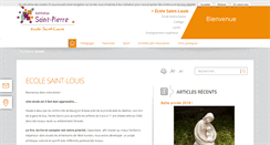 Desktop Screenshot of ecole-saintlouis.eu